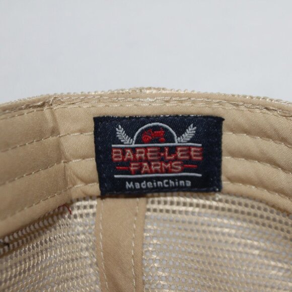 Bare-Lee Farms Patch Baseball Cap Hat Adjustable Strapback Mesh NWT - Picture 11 of 12